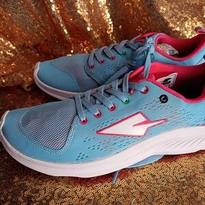 Vibrant Blue and Pink Women's Edna Sneakers